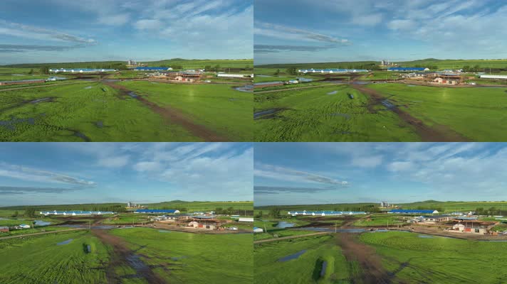 呼伦贝尔丘陵山区村庄农垦农场 农垦连队