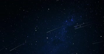 蓝色银河 流星 星空 唯美星空 宇宙