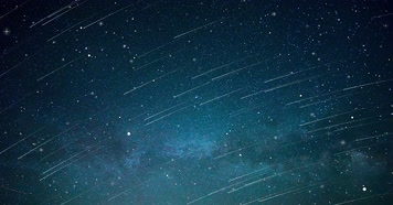 蓝色银河 流星 星空 唯美星空 宇宙