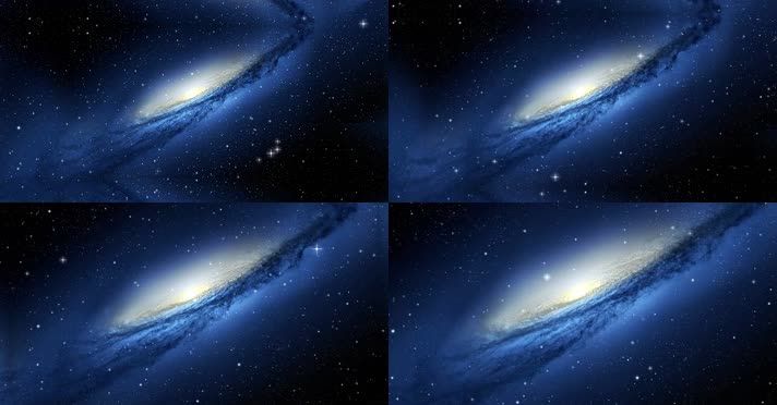 蓝色银河 流星 星空 唯美星空 美宇宙