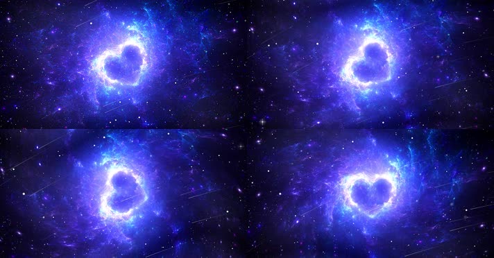 蓝色银河 流星 星空 唯美星空 宇宙