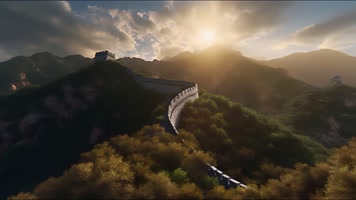 4k万里长城春夏季节 创意延时.26