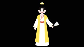 mg唐装男女解说人物角色展示