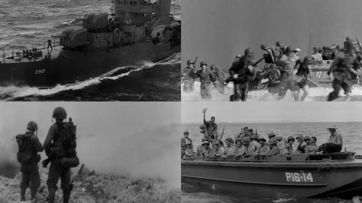 1944年帕劳贝里琉岛战役美军海军陆战队