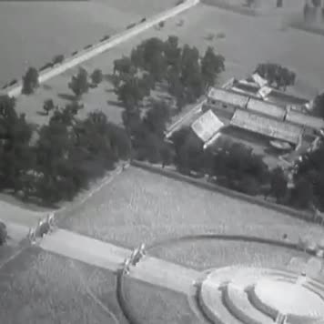 鸟瞰北平 航拍故宫 北海 天坛 颐和园 