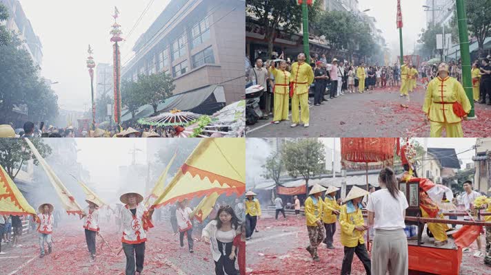 【原创】游街表演 蛇节 樟湖蛇王节