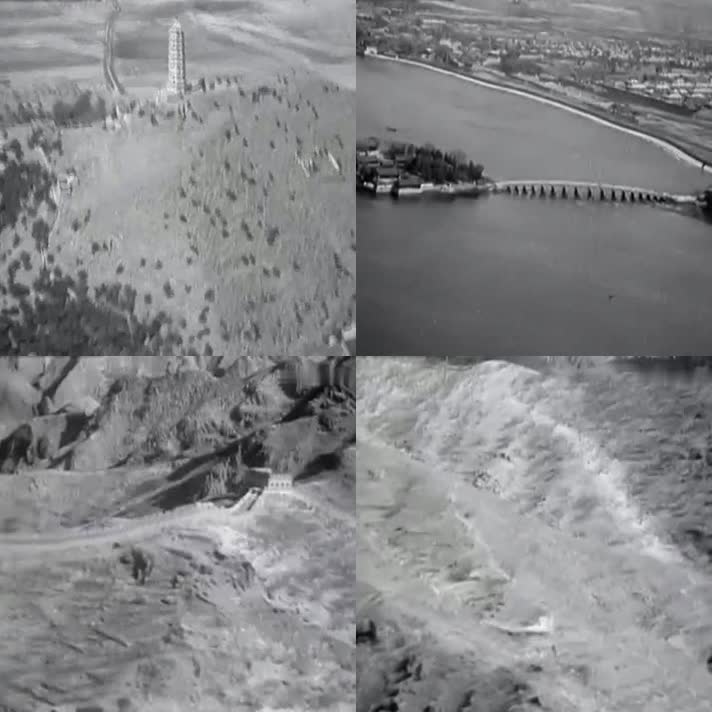 鸟瞰北平 航拍故宫 北海 天坛 颐和园 