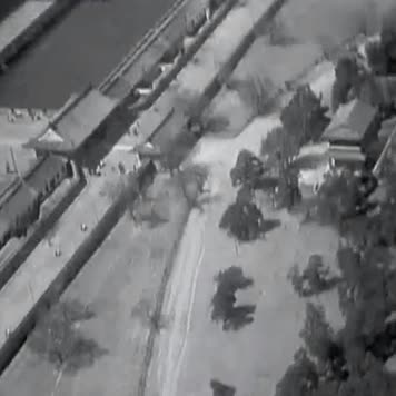 鸟瞰北平 航拍故宫 北海 天坛 颐和园 