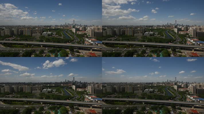北京城市建筑延时摄影