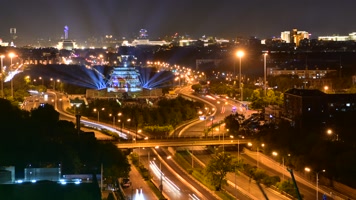 北京永定门灯光节延时摄影