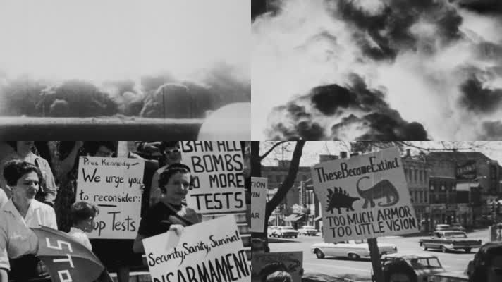 50年代冷战环境保护和平主义者抗议