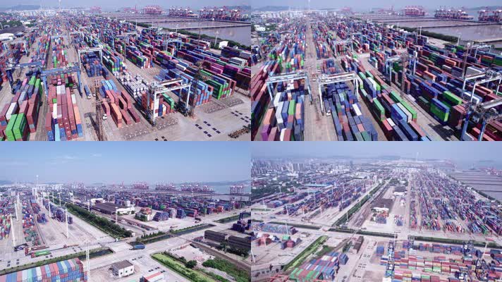 【原创】集装箱码头 出口贸易 经济发展