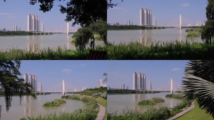 白沙大桥及江边美景2