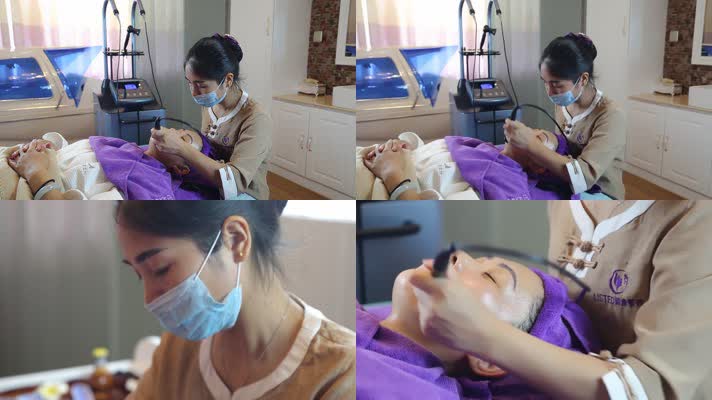 美容美体精致容颜 按摩