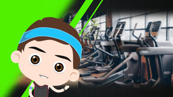 mg动漫卡通人物解说运动员健身教练视频