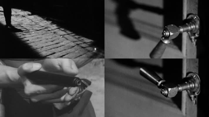 30年代夜晚脚步特务暗杀开枪