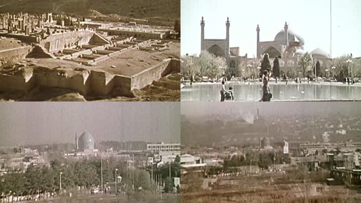 70年代德黑兰伊朗城市城镇古建筑