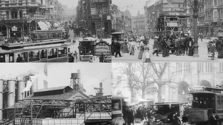 1918年柏林欧洲现代化工业革命汽车文化