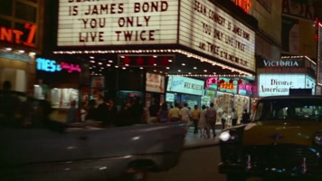 纽约百老汇城市街道路灯户外广告霓虹灯