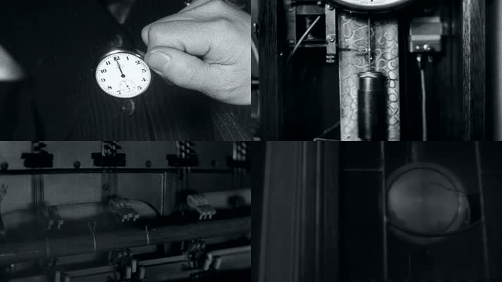 30年代城市乡村时钟怀表12点钟表齿轮钟摆