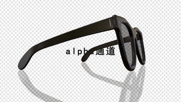 眼镜特写透明通道 眼镜特写透明通道