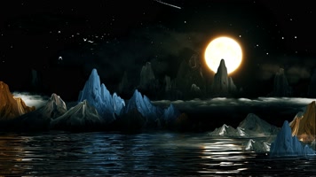 国风山水诗词朗诵晚会舞蹈中秋背景