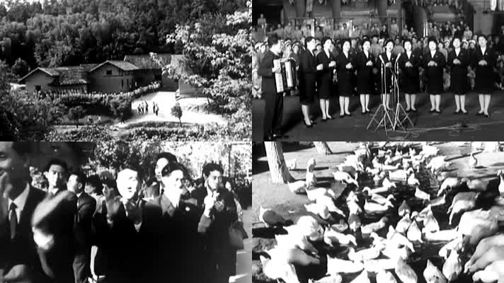 60年代中朝友谊关系出访中国参观韶山故居