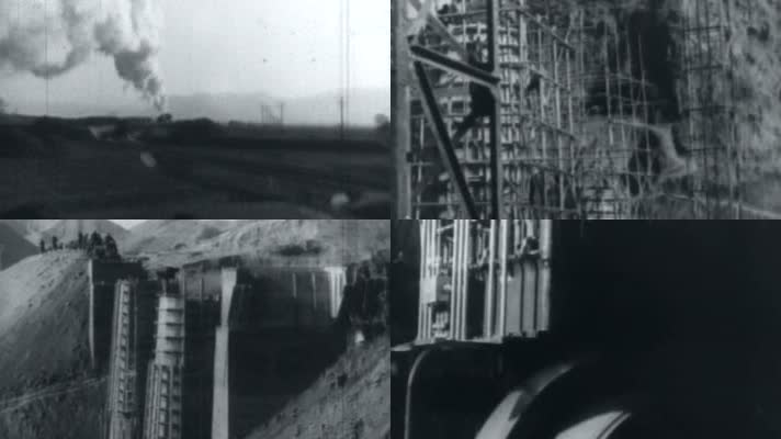 1937年承德古北口铁路隧道基础建筑工程