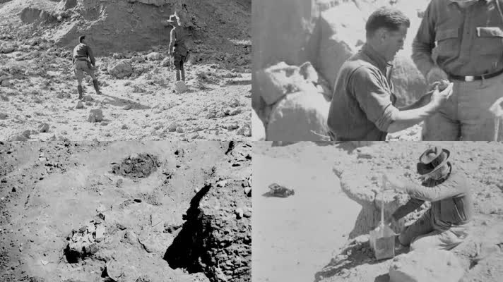 1923年蒙古戈壁美国探险家安德鲁斯考古学家