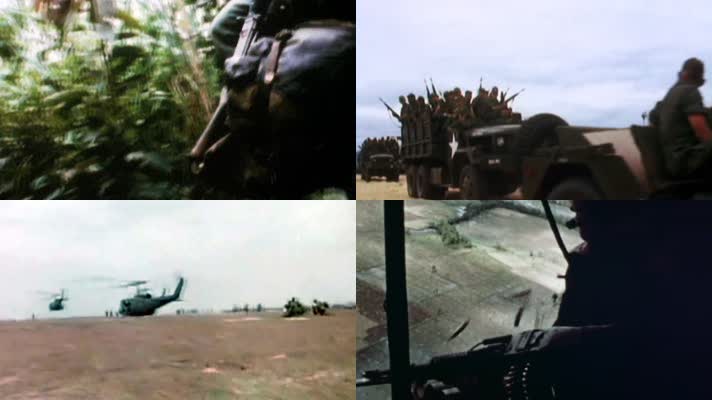 1972年越南战争美军轰炸空袭火箭弹广治战役