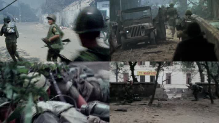 越南战争进攻占领西贡美军巷战春节攻势