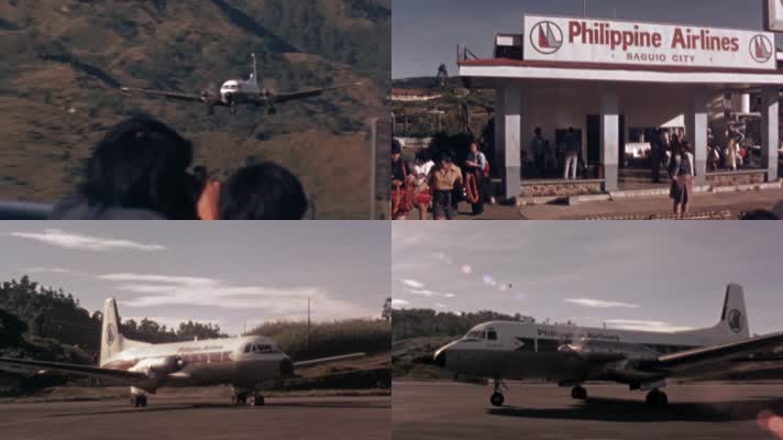 60年代菲律宾航空公司机场飞机航站楼