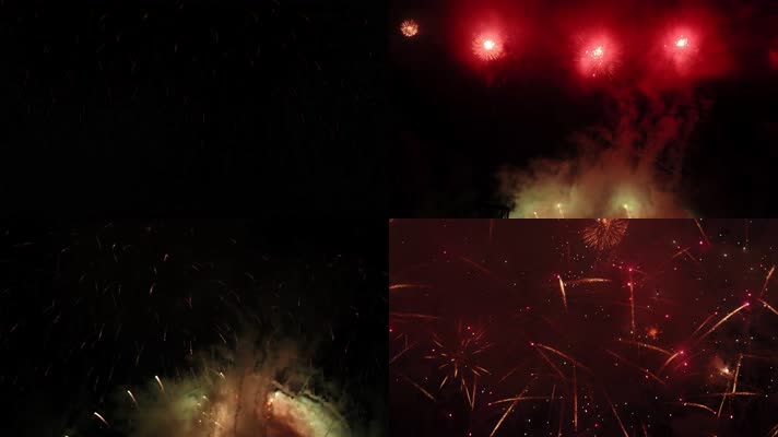 4K烟花实拍