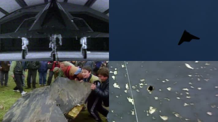 1999年南斯拉夫击落美国F117A隐身夜鹰战机