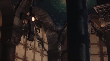 50年代欧洲法国城堡古堡壁画装修