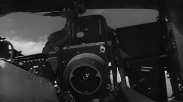 抗美援朝美军高空侦察机拍摄军事情报照片