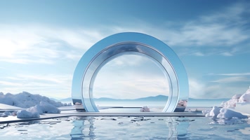 超现实背景素材科技感开场