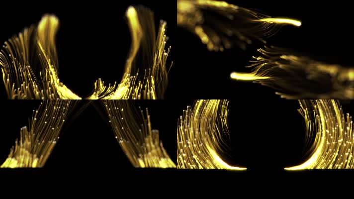金色流光粒子10款可叠加
