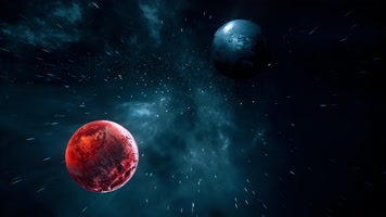 4K星球自转环绕