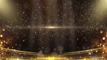 金色粒子光效年会背景视频素材