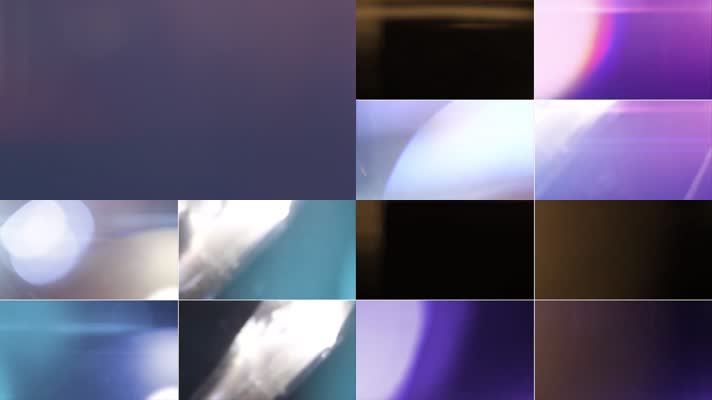 42款炫彩漏光可叠加