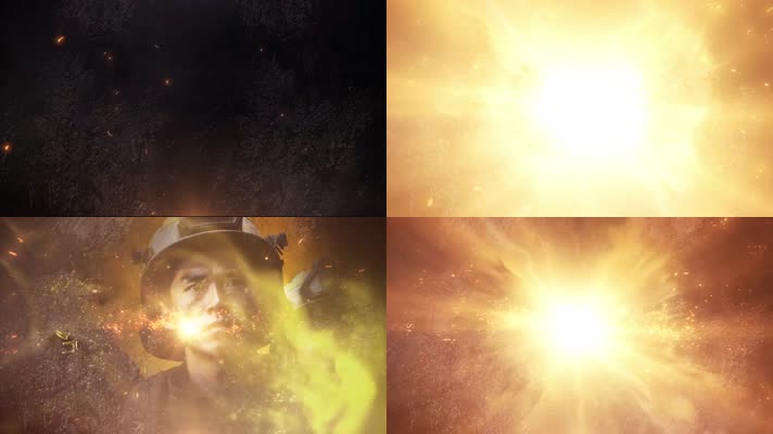 【原创】铁血战士消防安全图文展示Pr模板