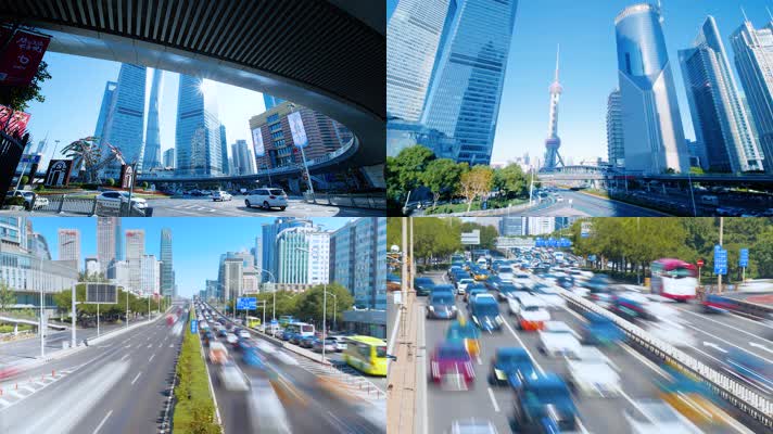 北京上海中国深圳一线城市车流