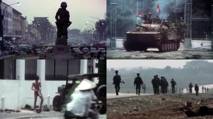 越南战争北越人民军装甲团反攻解放南越西贡