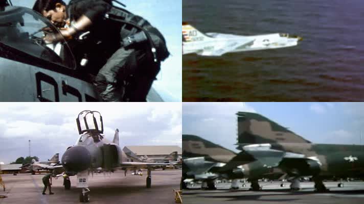 越南战争美军F4鬼怪超音速战斗机