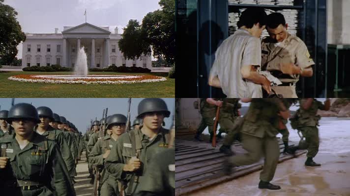 1965年美国白宫总统约翰逊宣布增兵越南
