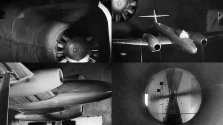 40年代喷气式战斗机火箭空气动力实验室