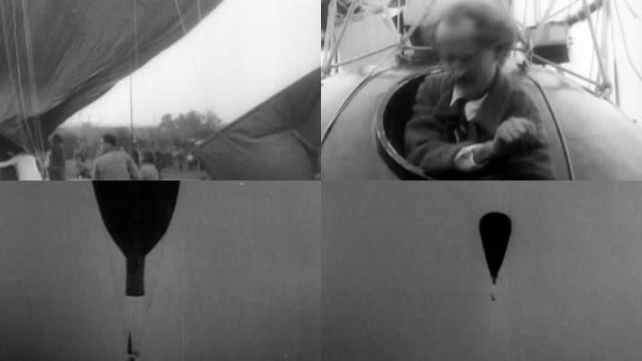 1931年热气球首次到达平流层奥古斯特皮卡德