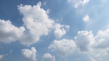 蓝天白云朵云彩移动延时唯美 蓝天白云朵云彩移动延时唯美