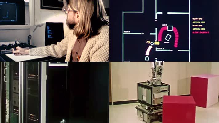 1972年世界第一台人工智能移动式机器人